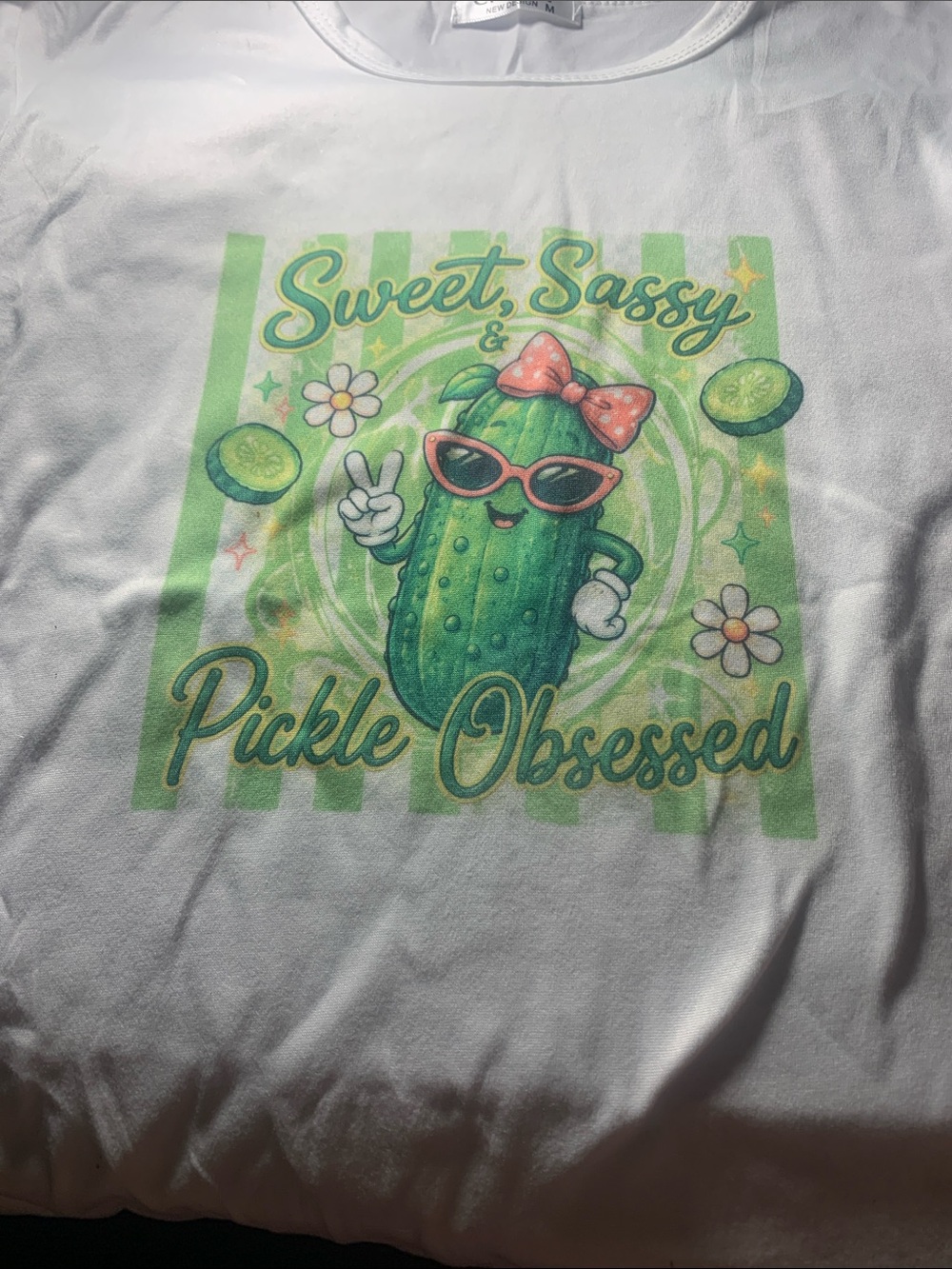 CHASE White Tee with Vibrant Stitch sassy SpiderMan and pickle size kidsmed - Picture 4 of 4